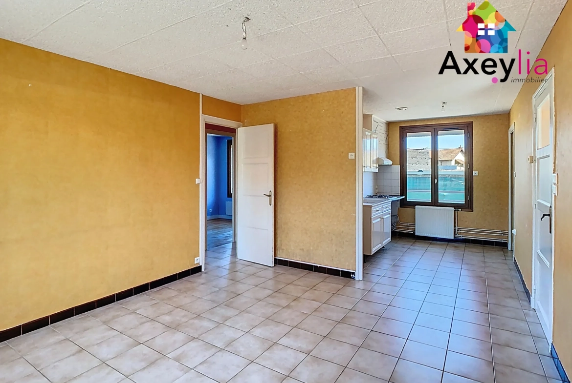 Maison de Plain-Pied à Roanne, 2 Chambres, Terrain 373 m², Prix 130 000 € 