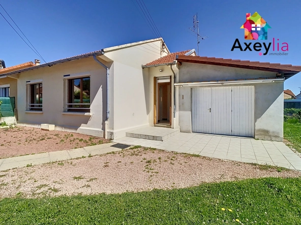 Maison de Plain-Pied à Roanne, 2 Chambres, Terrain 373 m², Prix 130 000 €