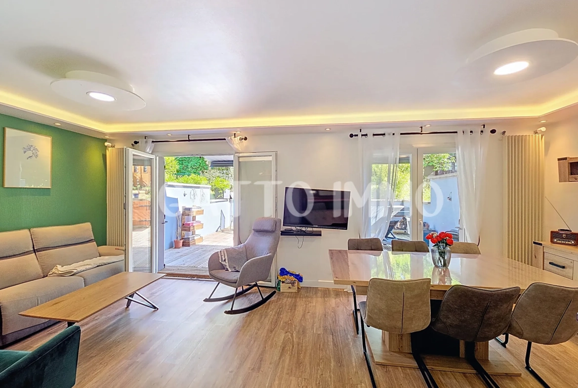 Maison 100m² avec terrasse, jardin, garage à Metz Vallières - DPE B 