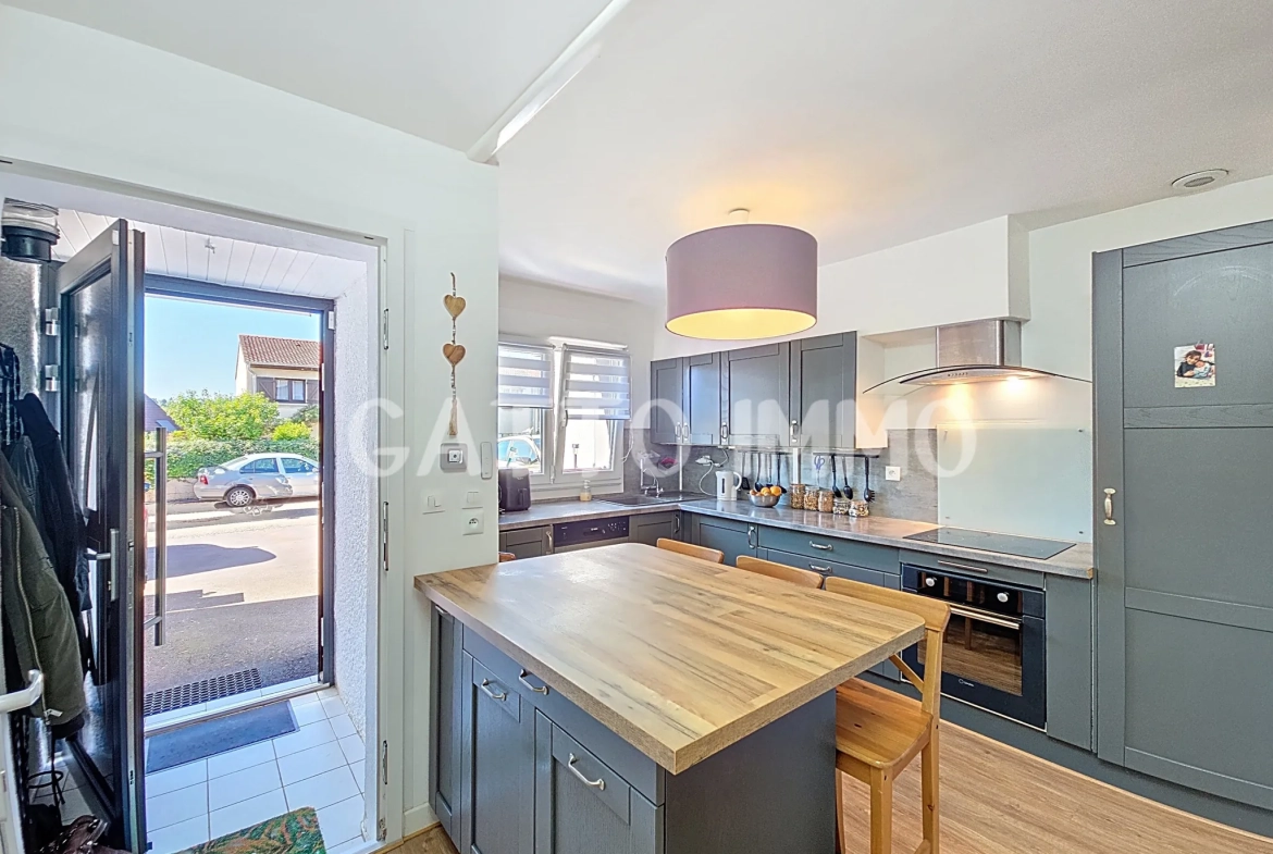 Maison 100m² avec terrasse, jardin, garage à Metz Vallières - DPE B 