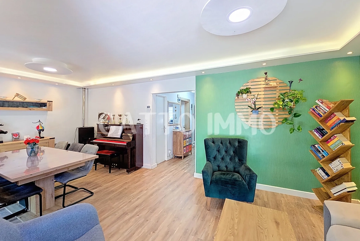 Maison 100m² avec terrasse, jardin, garage à Metz Vallières - DPE B 