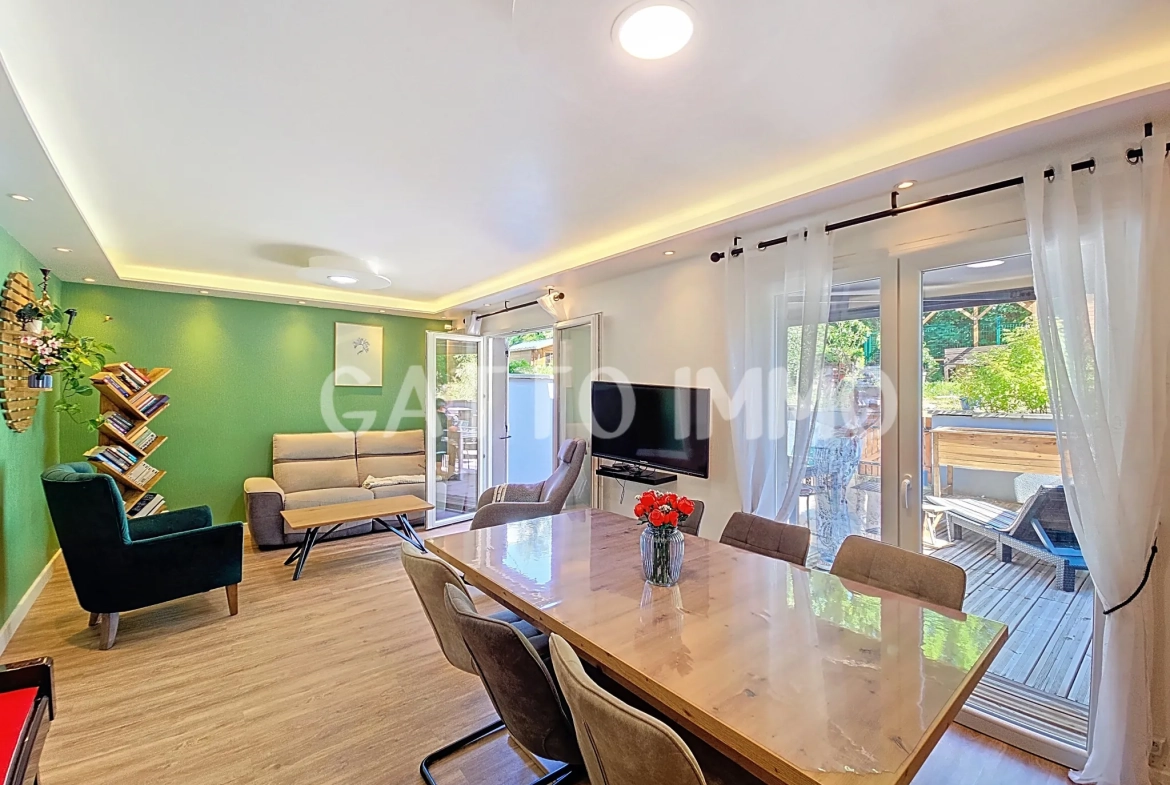 Maison 100m² avec terrasse, jardin, garage à Metz Vallières - DPE B 
