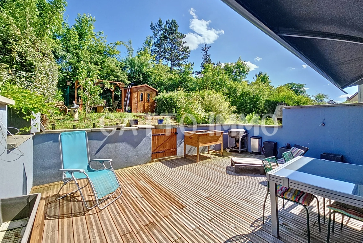 Maison 100m² avec terrasse, jardin, garage à Metz Vallières - DPE B 