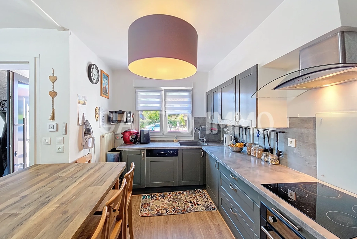 Maison 100m² avec terrasse, jardin, garage à Metz Vallières - DPE B 