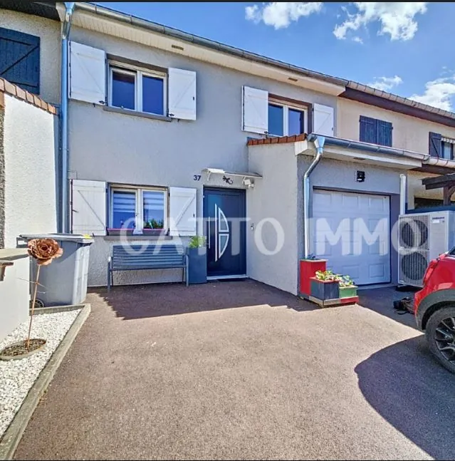 Maison 100m² avec terrasse, jardin, garage à Metz Vallières - DPE B 