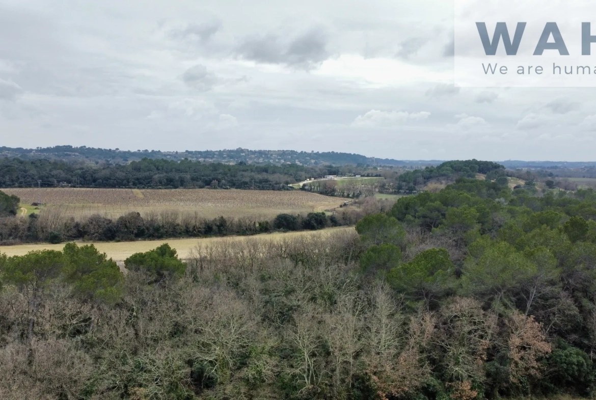 Vente terrain agricole de 117 200 m² à Fontanes, proche Sommieres 