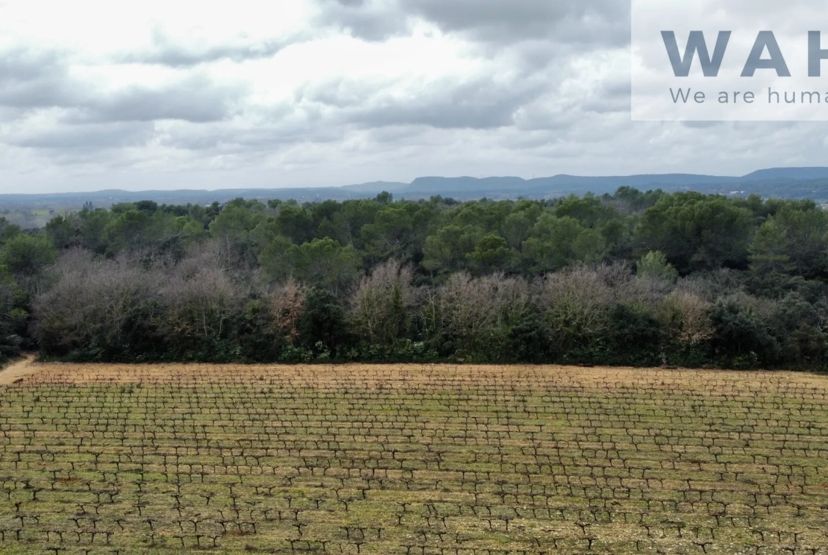 Vente terrain agricole de 117 200 m² à Fontanes, proche Sommieres 