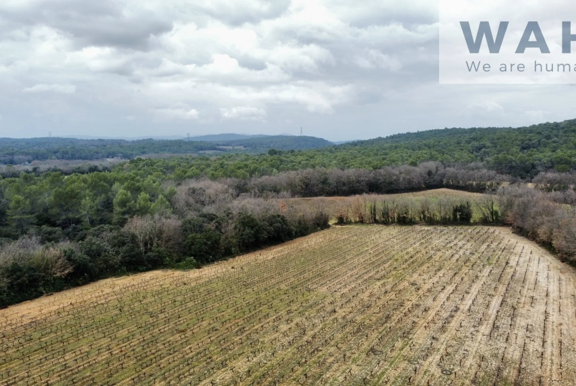 Vente terrain agricole de 117 200 m² à Fontanes, proche Sommieres 
