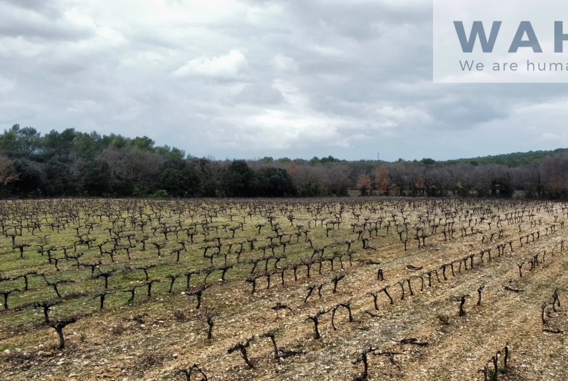 Vente terrain agricole de 117 200 m² à Fontanes, proche Sommieres 