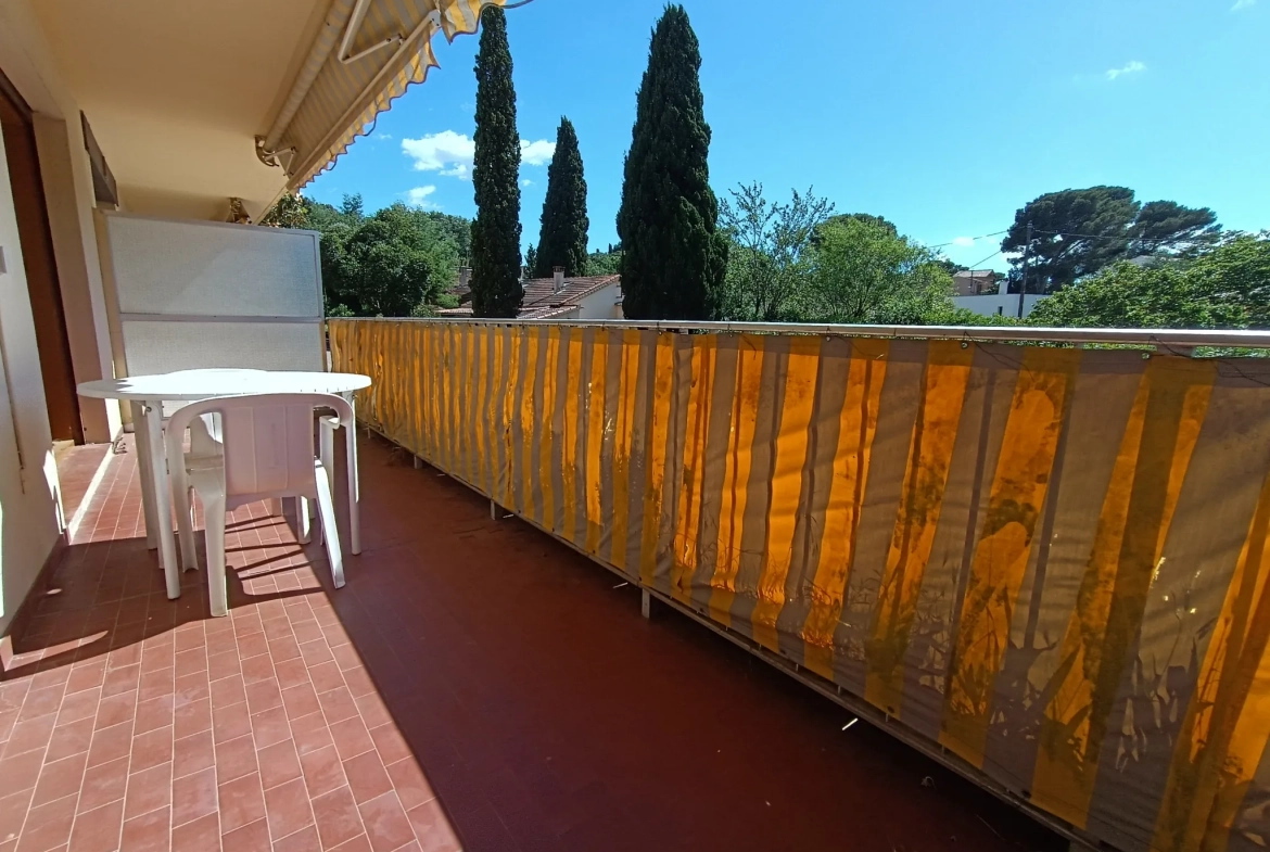 Appartement T3 à Toulon Petit Bois avec terrasse et parking sécurisé 