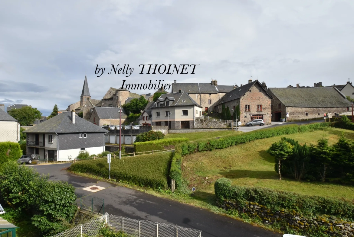 Appartement T3 à Besse et Saint-Anastaise avec balcon, cave, dans charmante ville médiévale en Auvergne 