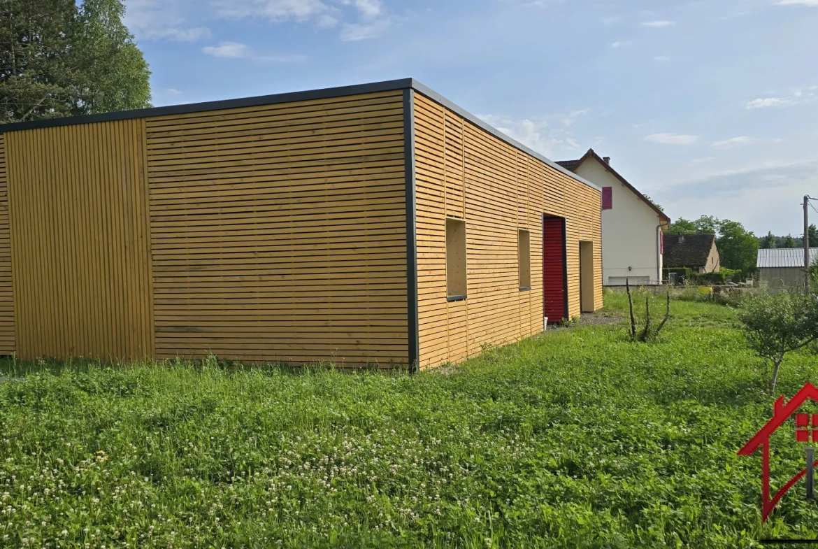 Maison moderne de 122 m² avec terrasse à Rioz, hautes spécificités et proximité des grandes villes 