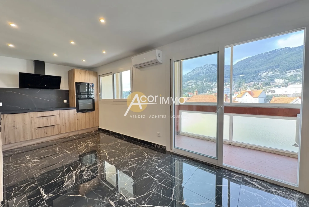 Appartement 4 pièces rénové à Toulon Brunet avec cave 