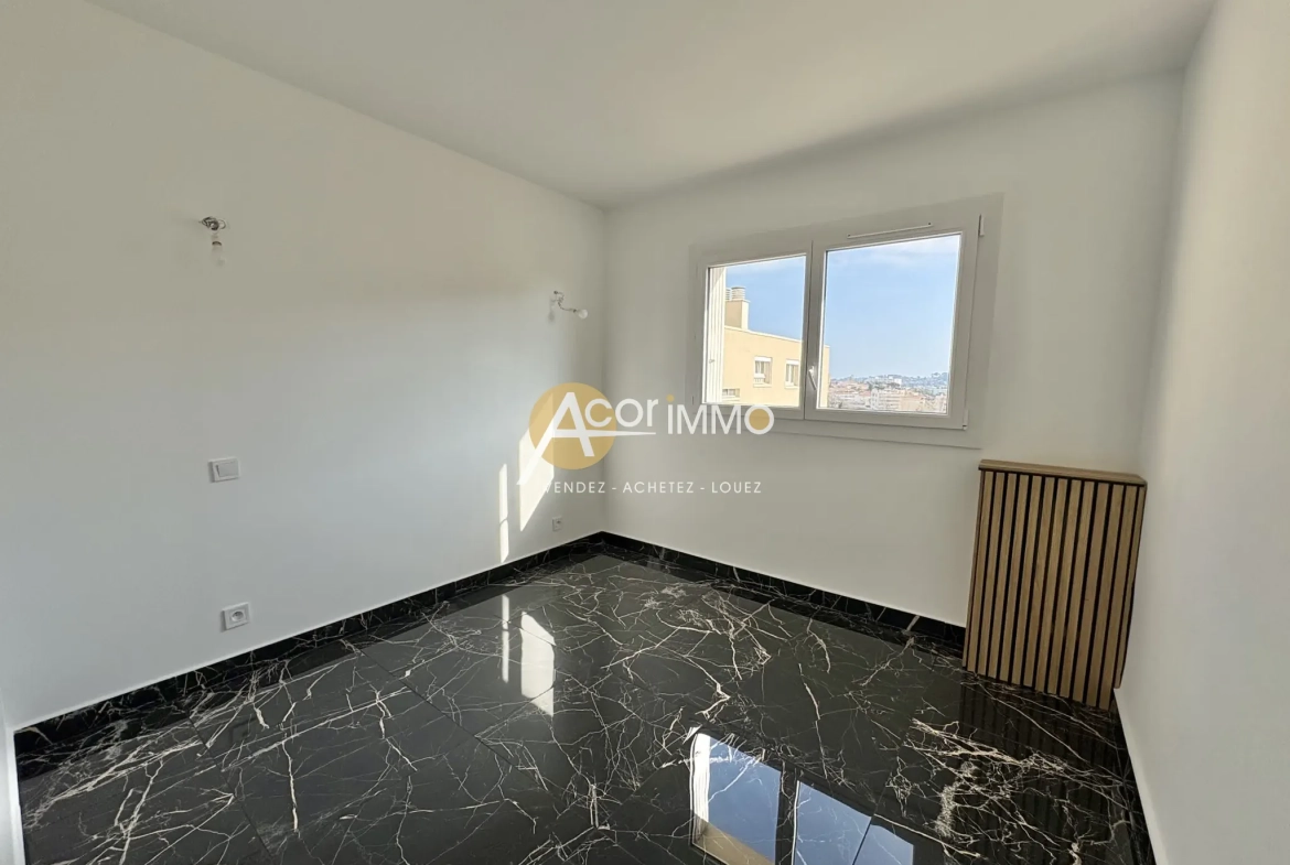 Appartement 4 pièces rénové à Toulon Brunet avec cave 