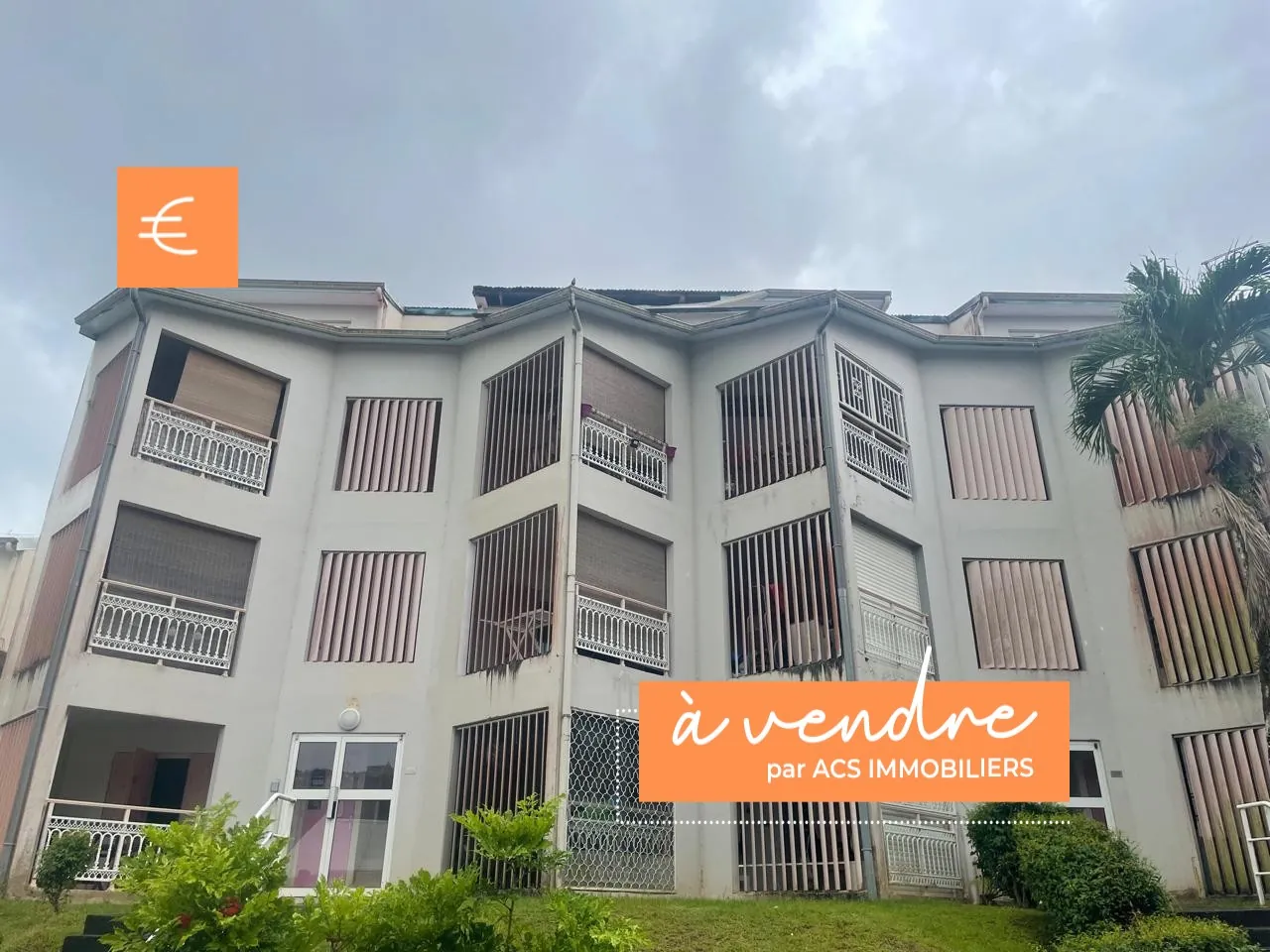 Appartement F2 loué à Fort-de-France proche du CHU et MFME – Investissement idéal 