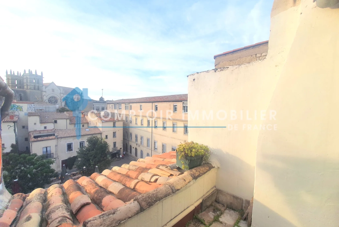 Appartement duplex de 78 m² avec terrasse à Montpellier Ecusson - Convient comme pied-à-terre ou résidence principale 