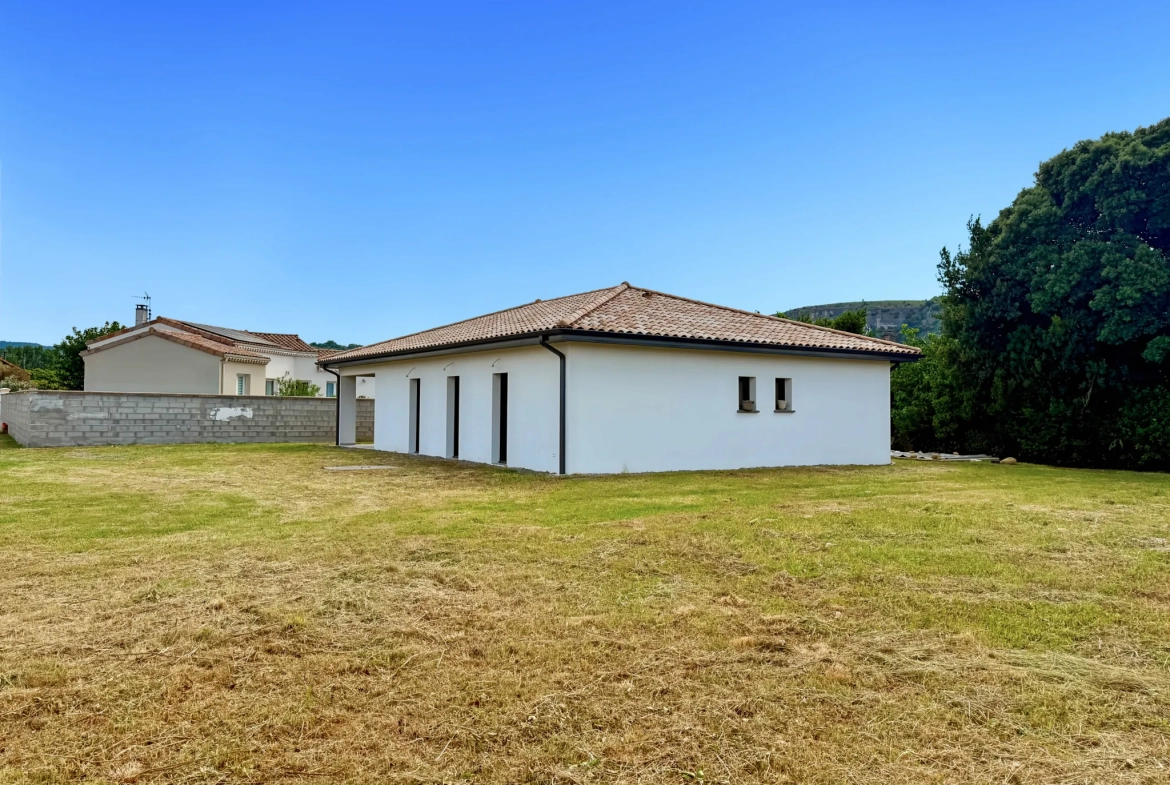 Maison neuve de plain-pied avec piscine à Saint Didier sous Aubenas 