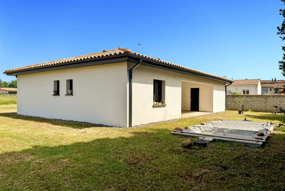 Maison neuve de plain-pied avec piscine à Saint Didier sous Aubenas 