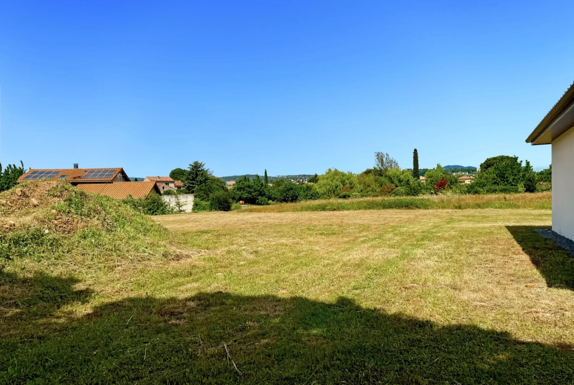Maison neuve de plain-pied avec piscine à Saint Didier sous Aubenas 