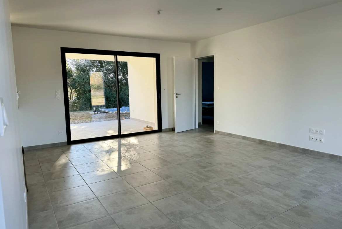 Maison neuve de plain-pied avec piscine à Saint Didier sous Aubenas 