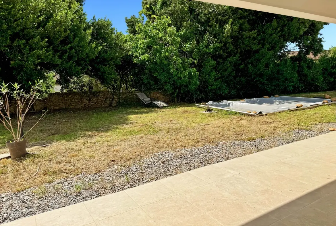 Maison neuve de plain-pied avec piscine à Saint Didier sous Aubenas 