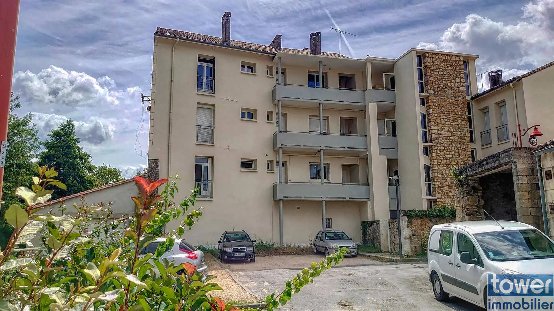 Appartement T3 à Monsempron-Libos de 58m² avec balcon et cave 