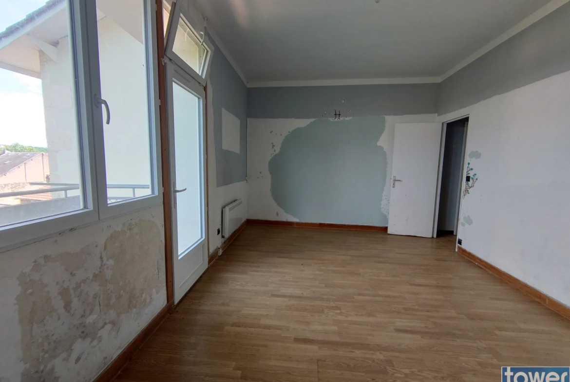 Appartement T3 à Monsempron-Libos de 58m² avec balcon et cave 