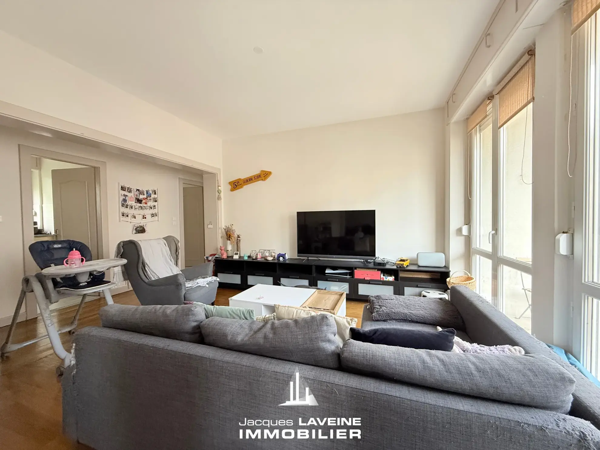 Appartement 4 pièces lumineux à Metz avec garage et balcon 