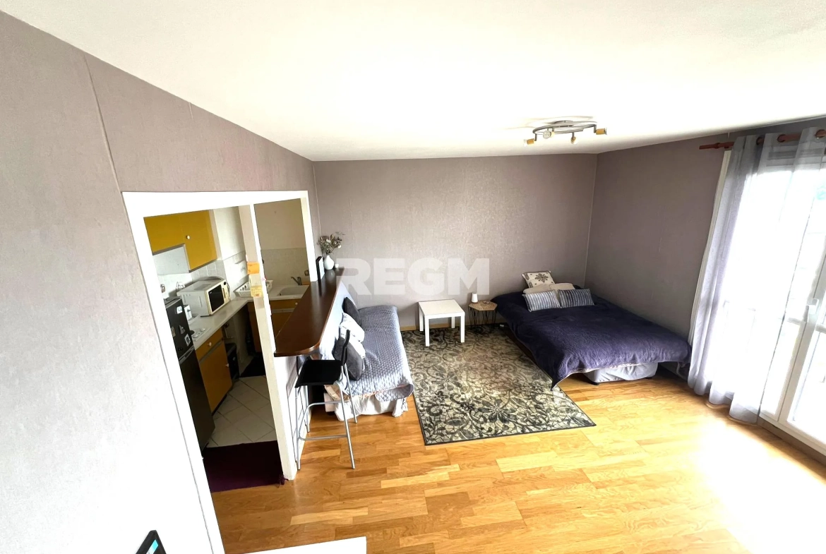 Studio avec parking à Reims proche du parc Léo Lagrange 
