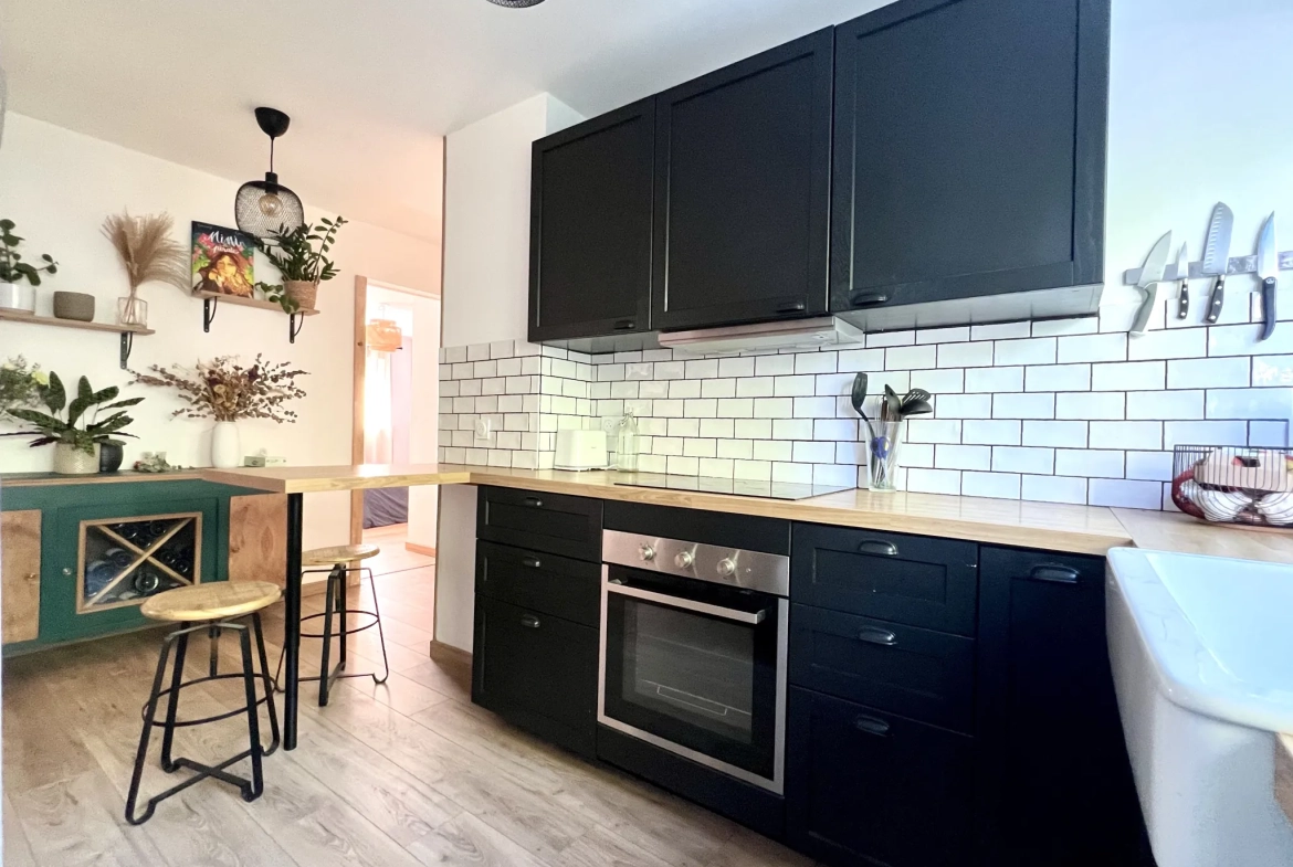 Appartement 3 pièces à Rennes Mail, 63 m² avec parking et balcon 