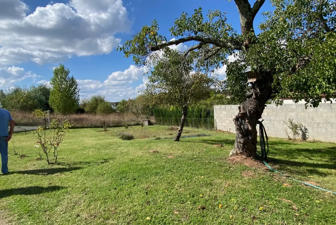 Vente maison à Fumel avec deux habitations, grand terrain et double garage 