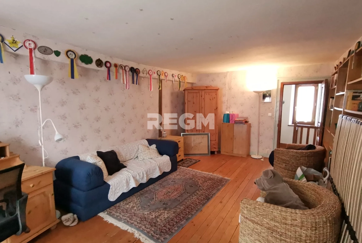 Belle maison en pierre avec jardin, 3 chambres, dépendances à Monnerville 