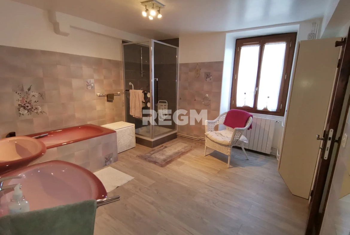 Belle maison en pierre avec jardin, 3 chambres, dépendances à Monnerville 
