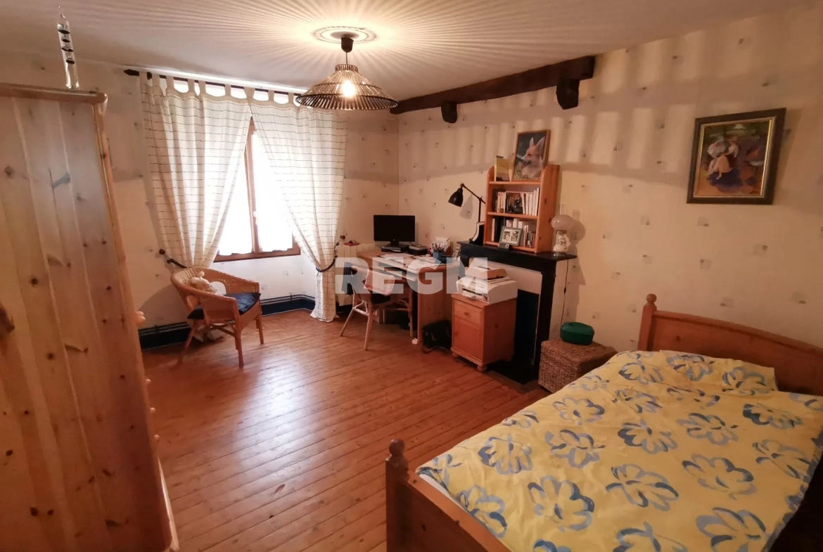 Belle maison en pierre avec jardin, 3 chambres, dépendances à Monnerville 