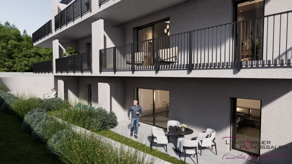 Appartement 2 pièces moderne avec terrasse à Pontarlier 