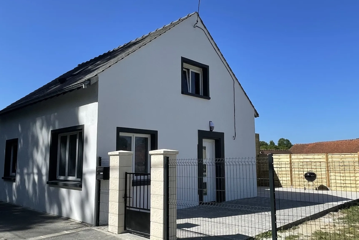 Belle maison rénovée avec 3 chambres à Suzoy proche Noyon 