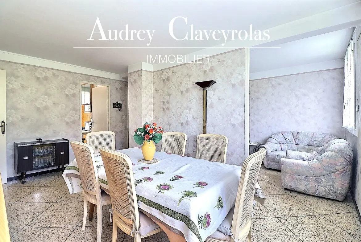Spacieux appartement T3 avec cave à Marseille - 62m² proche commodités 