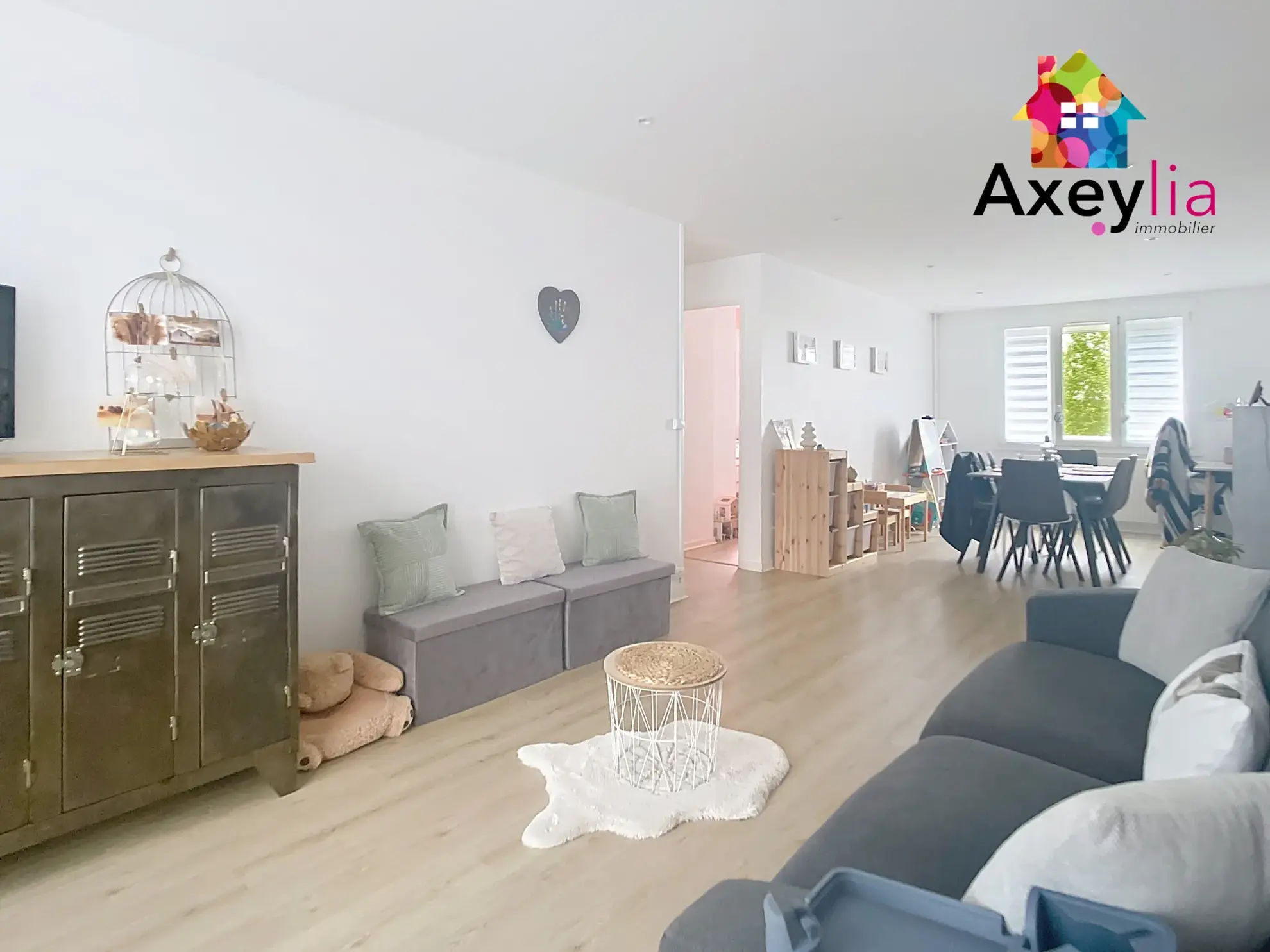 Bel appartement T4 rénové avec balcon et garage à Roanne proche centre-ville 
