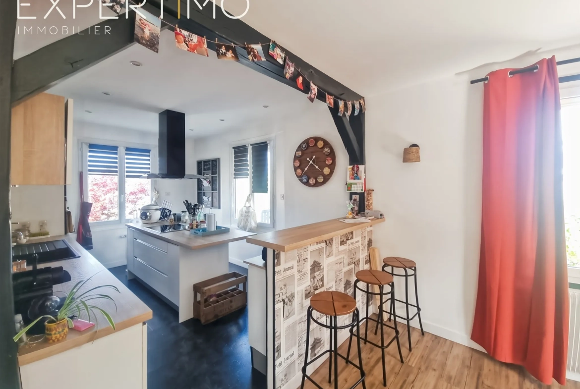 Maison familiale à Ponts et Marais avec jardin et terrasse, proche de Paris et de la mer 