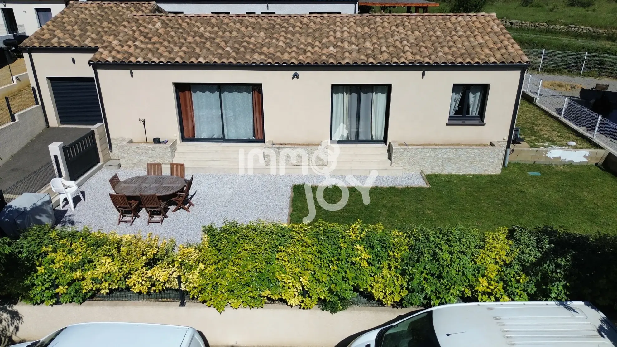 Villa contemporaine avec 3 chambres, jardin ensoleillé à Bize-Minervois 