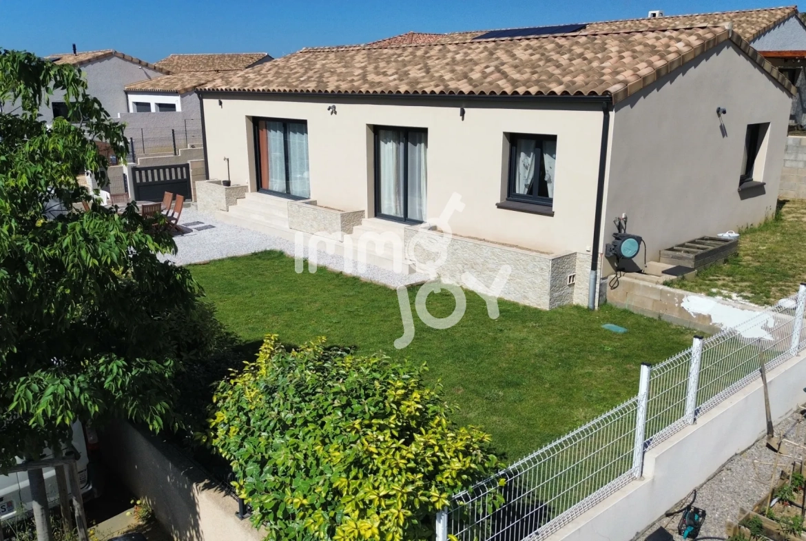 Villa contemporaine avec 3 chambres, jardin ensoleillé à Bize-Minervois 