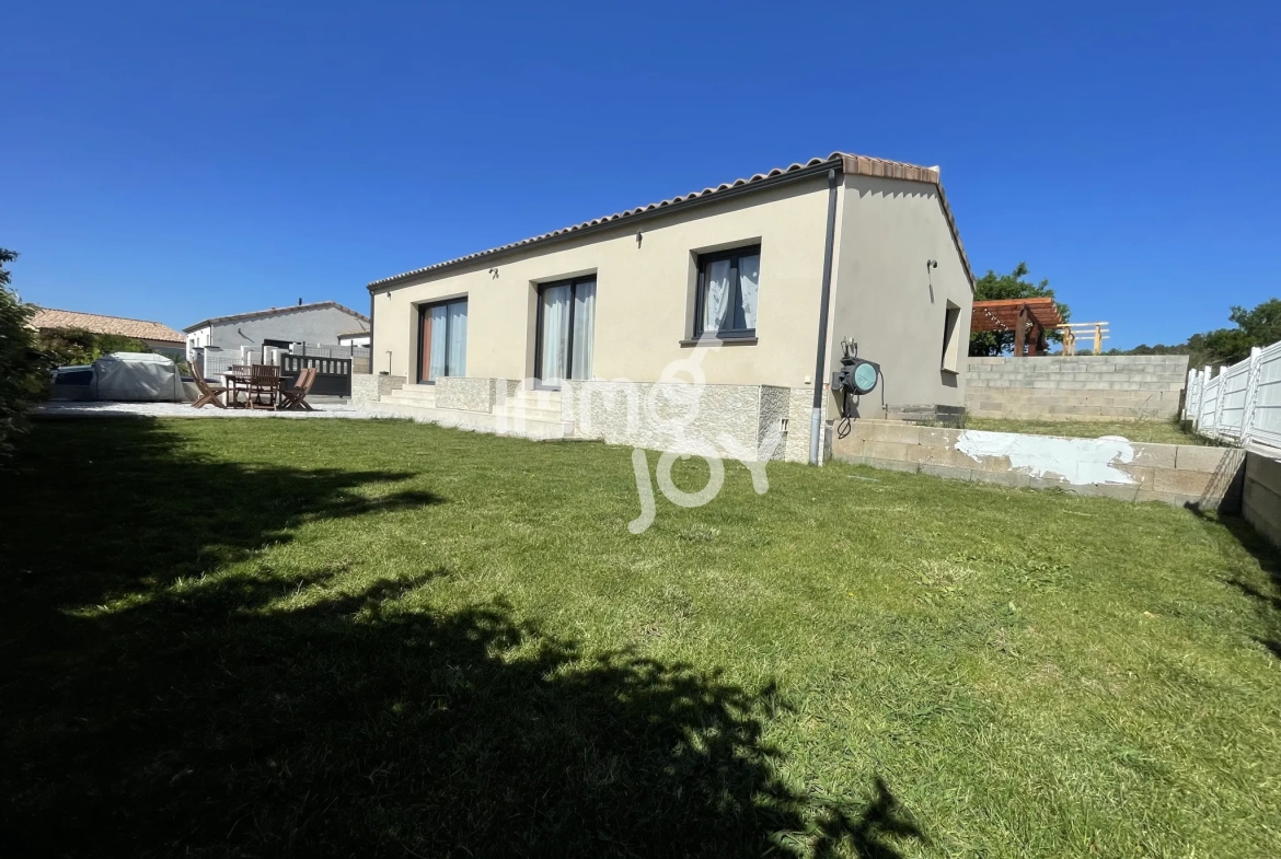 Villa contemporaine avec 3 chambres, jardin ensoleillé à Bize-Minervois 