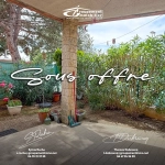 Appartement T3 en rez-de-jardin à Orange avec terrasse et jardin