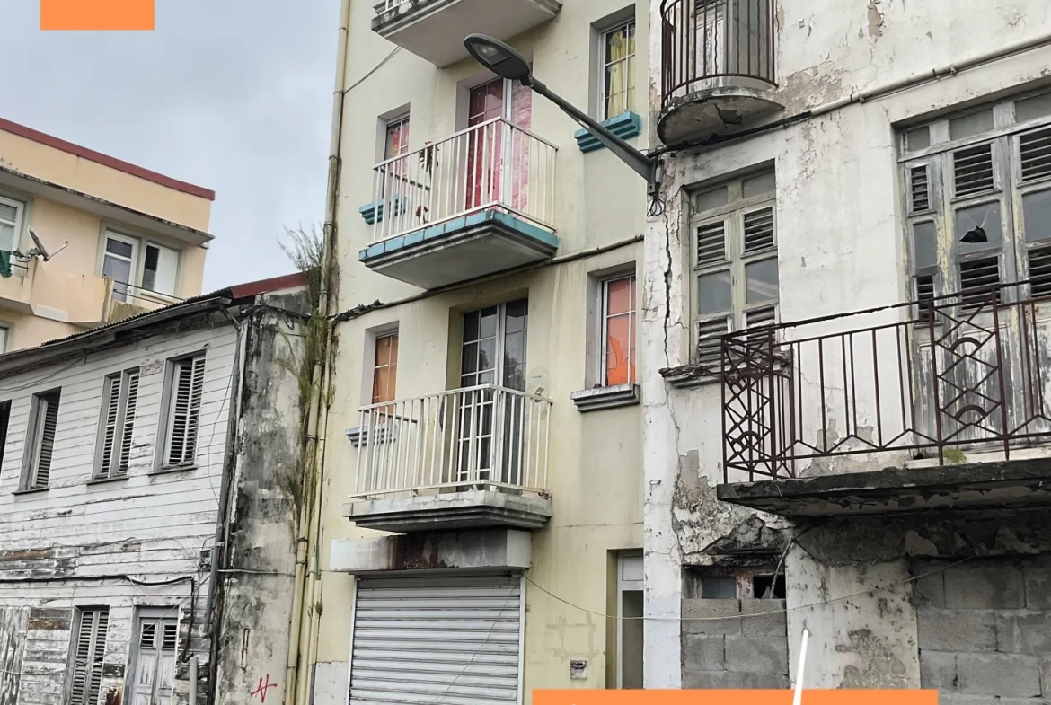 Immeuble de rapport à Fort-de-France – Investissement locatif avec rendement attractif 