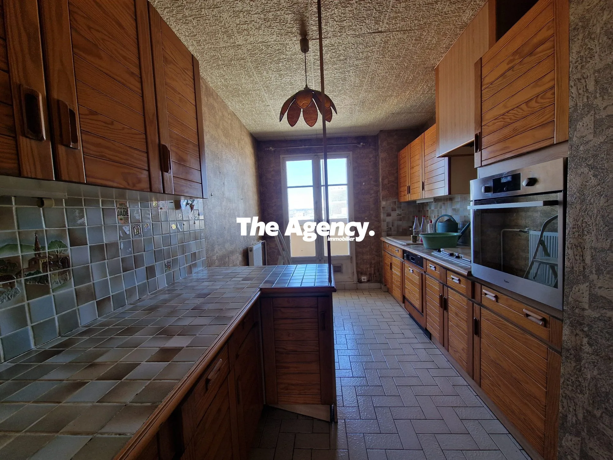 Cuisine Appartement 3 pièces avec balcon à La Joliette Marseille - Dernier étage 