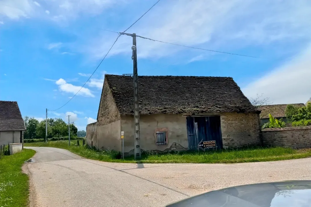 Ensemble immobilier en pierre à rénover à Simandre (71), grande dépendance et potentiel rare 