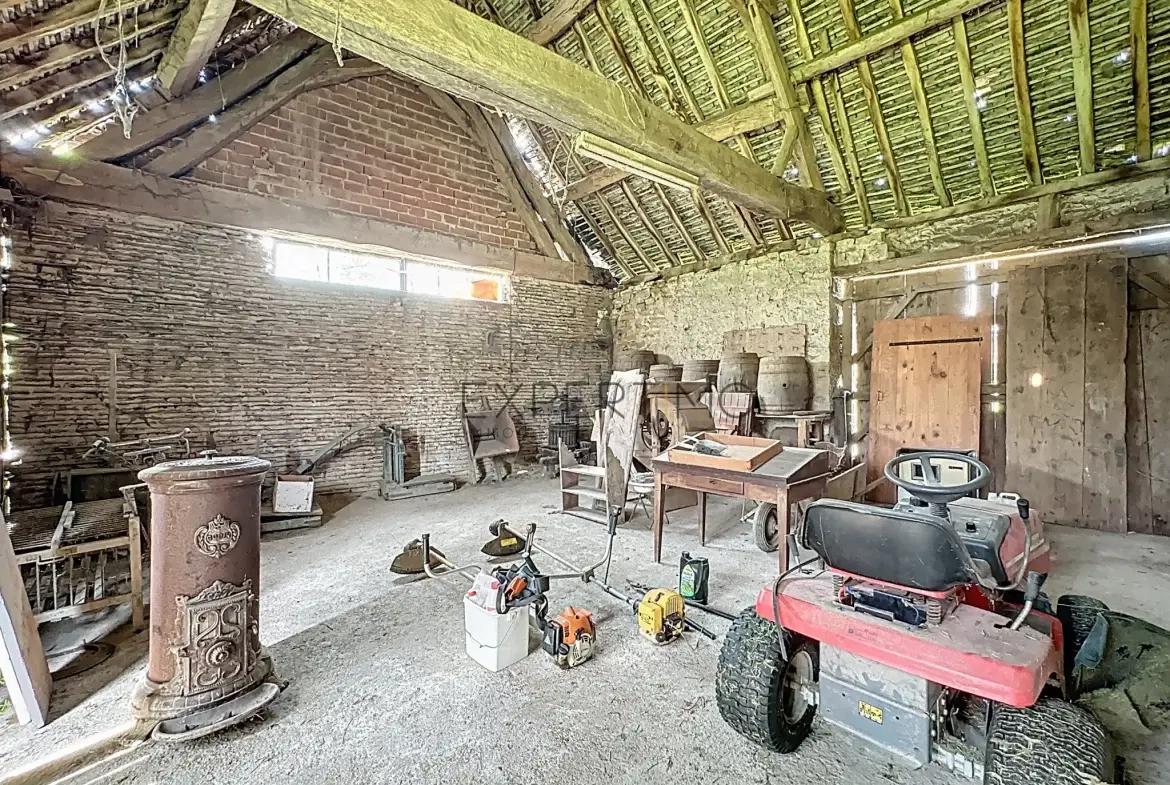 Ensemble immobilier en pierre à rénover à Simandre (71), grande dépendance et potentiel rare 