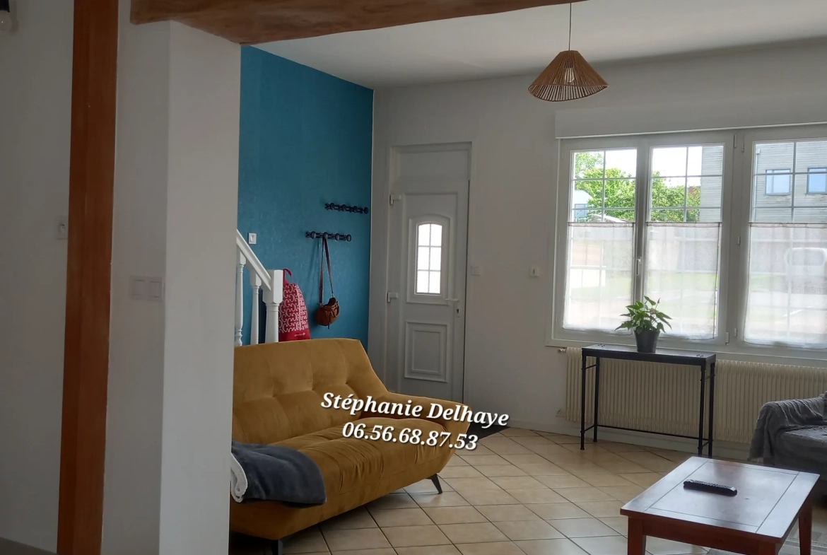 Charmante maison de ville à Fruges avec cour et rénovations récentes 