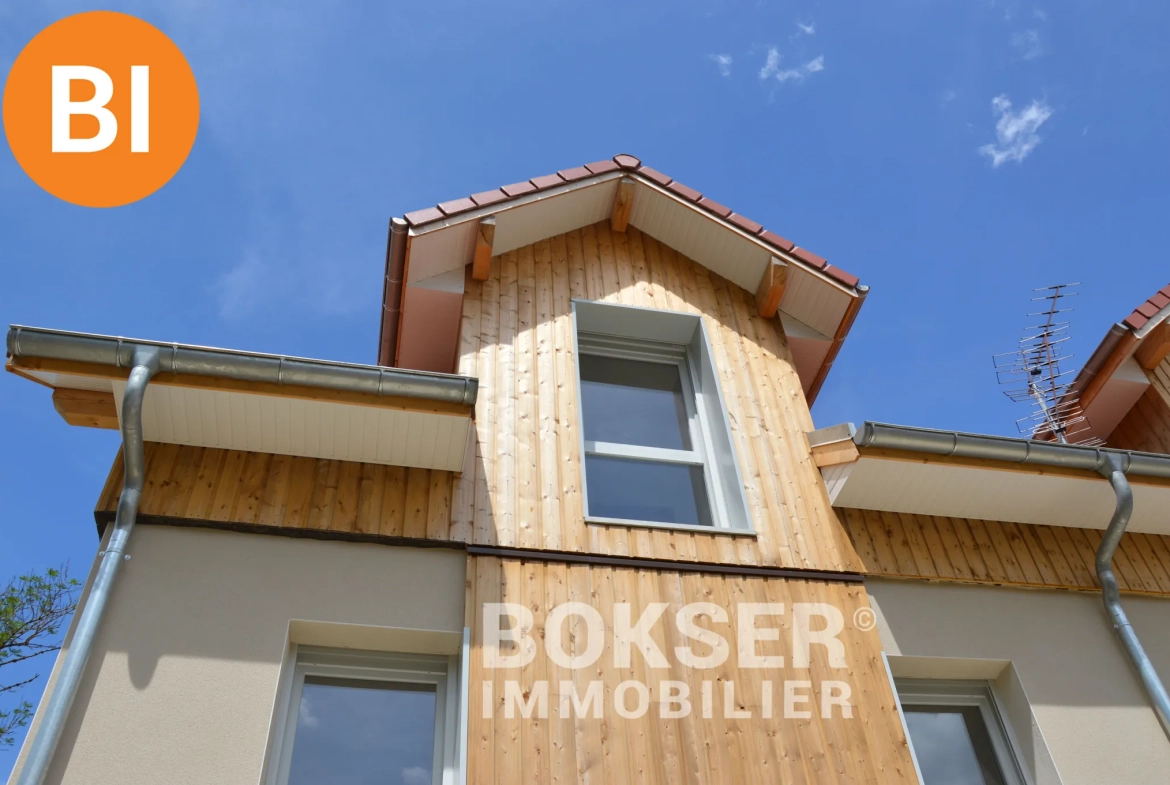 Maison neuve T5 clé en main avec terrasse dans secteur calme près de Grenoble 