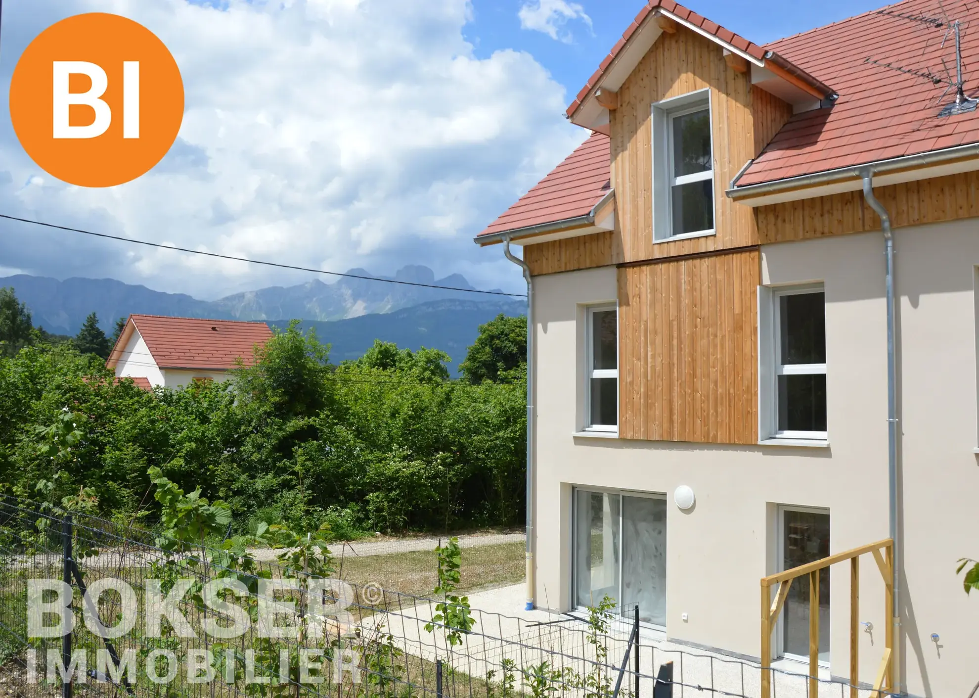 Maison neuve T5 clé en main avec terrasse dans secteur calme près de Grenoble 
